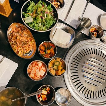 Saemaeul Restaurant - Banchans and sides :) - Korean Near Me - Buena Park, California