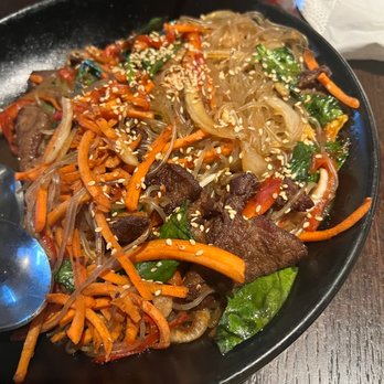 P.F. Chang's - Sweet potato Korean Glass Noodles with beef - Chinese Near Me - Marlton, New Jersey P.F. Chang's - Sweet potato Korean Glass Noodles with beef - Chinese Near Me - Marlton, New Jersey