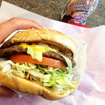 Sammy's Burger - Cheeseburger and chocolate milk. About $7 and some odd change. - Burgers Near Me - Goodyear, Arizona