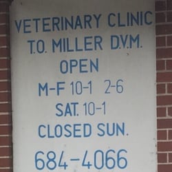 Miller T O Veterinary Clinic - Clinic hours