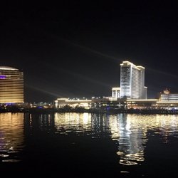 Kammerman's Atlantic City Marina - View of A-city taken from Kammerman's impressively sized fuel dock