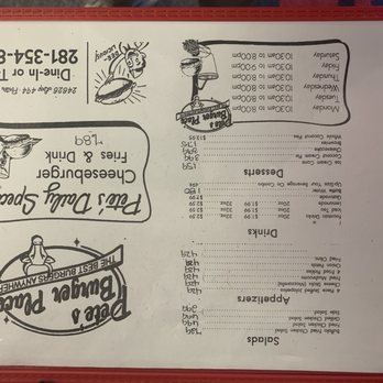 Pete's Burger Place - Burgers Near Me - Porter, Texas