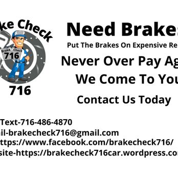 Brake Check 716 - Contact Us Today! - DIY Auto Shop Near Me Brake Check 716 - Contact Us Today! - DIY Auto Shop Near Me