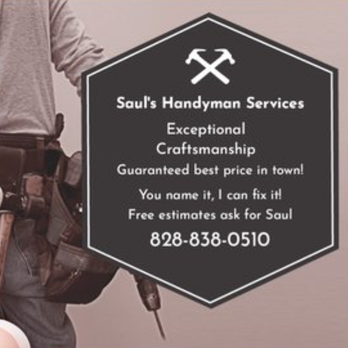 Saul's Handyman Services - a man holding a tool belt - Handyman Near Me - Hickory, North Carolina Saul's Handyman Services - a man holding a tool belt - Handyman Near Me - Hickory, North Carolina