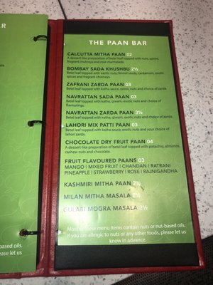 Menu photo 1 Royal Paan Pickering, ON Menu photo 1 Royal Paan Pickering, ON