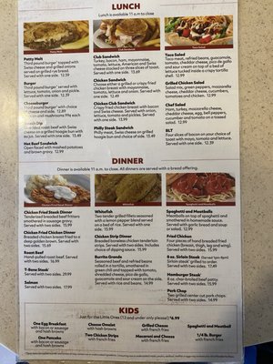 Menu photo 1 Johnson's Corner Johnstown, CO