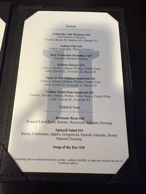 Menu photo 1 Boiler Room Solvang, CA
