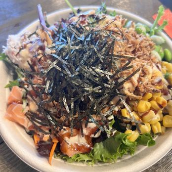 Poke Tiki - Medium, 3 Proteins Bowl - Hawaiian Near Me - Irvine, California Poke Tiki - Medium, 3 Proteins Bowl - Hawaiian Near Me - Irvine, California