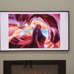 Vicconnect - 75 inch frame tv over fireplace