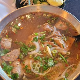 Beef and meatballs.