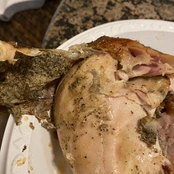 Alpaca Chicken - Look how they load this black pepper and seasoning. It's disgusting! - Peruvian Near Me - Raleigh, North Carolina