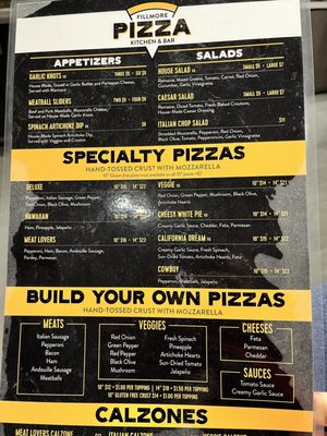 Menu photo 2 Fillmore Pizza Kitchen Colorado Springs, CO Menu photo 2 Fillmore Pizza Kitchen Colorado Springs, CO