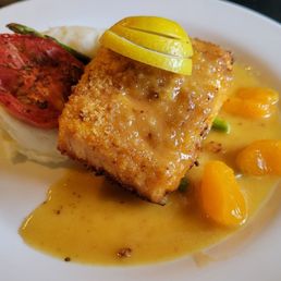 Vidalia Onion Encrusted Salmon