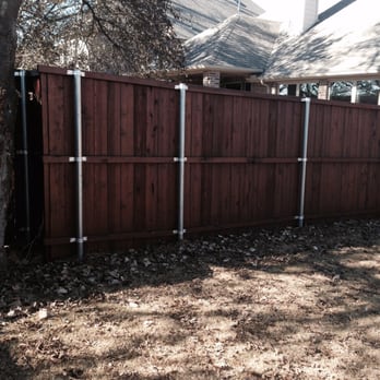 Armadillo Fence Staining - Painters Near Me - Plano, Texas Armadillo Fence Staining - Painters Near Me - Plano, Texas