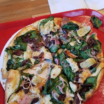 Dion's - Build your own personal pizza... needs more red sauce. Next time I'll remember to ask. - Pizza Near Me - Commerce City, Colorado Dion's - Build your own personal pizza... needs more red sauce. Next time I'll remember to ask. - Pizza Near Me - Commerce City, Colorado