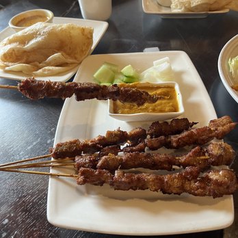 Banana Leaf - Beef Skewer - Malaysian Near Me - Houston, Texas Banana Leaf - Beef Skewer - Malaysian Near Me - Houston, Texas