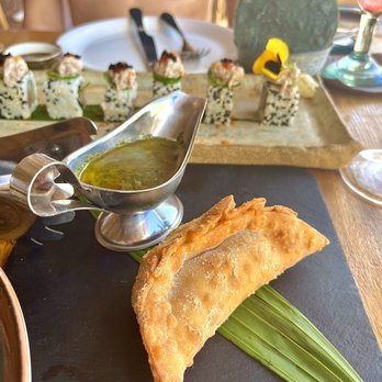RosaNegra Beach Tulum - Lobster Empanada - Latin American Near Me - Tulum, ROO RosaNegra Beach Tulum - Lobster Empanada - Latin American Near Me - Tulum, ROO