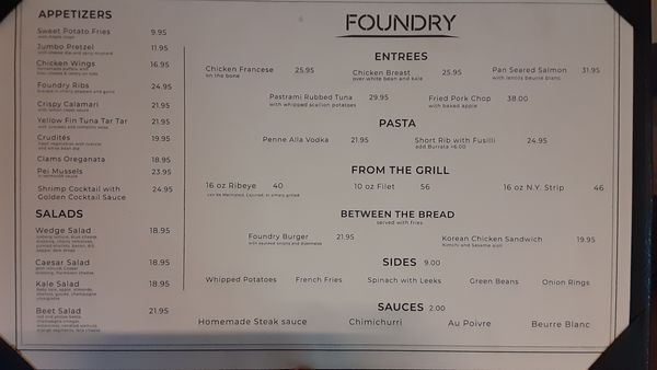 Menu photo 4 The Foundry Hicksville, NY