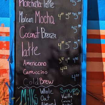 Vaquero Taquero - Coffee Menu - Tacos Near Me - Austin, Texas