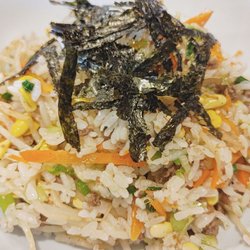 Dae Bak Korean Restaurant - My usual favorite here: #6 Vegetables, Soybean Sprouts & Rice (Kongnamul Bap)