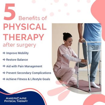 AmeriCare Physical Therapy - Five Benefits of Physical Therapy After Surgery - Physical Therapy Near Me - Piscataway, New Jersey AmeriCare Physical Therapy - Five Benefits of Physical Therapy After Surgery - Physical Therapy Near Me - Piscataway, New Jersey