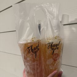 Zoe’s Tea House - Peach tea and mango tea