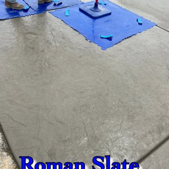 SOF Concrete construction - Roman Slate Concrete Stamp - Masonry/Concrete Near Me - Santaquin, Utah