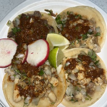 Super Taco - 3 chicken street tacos, 1 steak. - Food Trucks Near Me - Santa Rosa, California