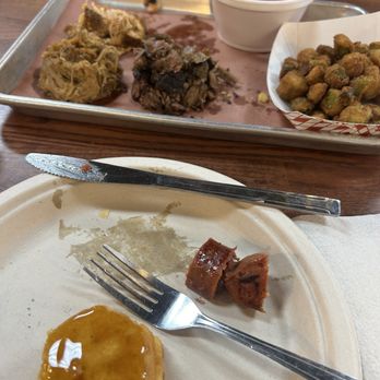 Honey's BBQ - sampler platter - Barbeque Near Me - Davenport, Florida