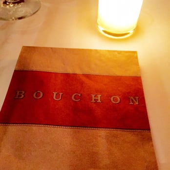 Bouchon - Paper bag menu - French Near Me - Yountville, California Bouchon - Paper bag menu - French Near Me - Yountville, California