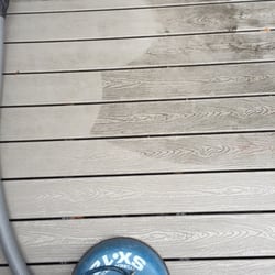 K-A New Dimension  Cleaning & Protection - Sometimes we will clean something odd like this patio deck. It came out pretty good!