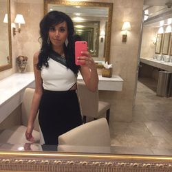 Aman's Beauty Salon - She Straightened curled and Styled my hair! +did my makeup. Lasttttt min appointment all done in a little under 1.5 hrs