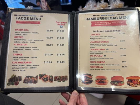 Menu photo 1 Anna’s Tamales El Paso, TX