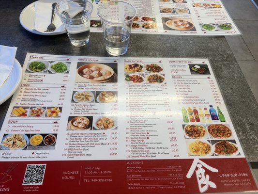 Menu photo 1 Min's Dumpling Mission Viejo, CA