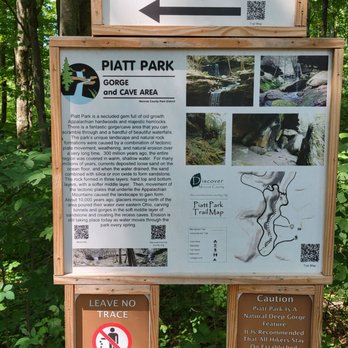 Piatt Park - Trail signage - Parks Near Me