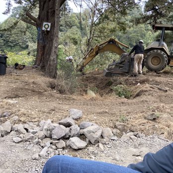 Skunk Train - Construction along the path in multiple locations. - Tours Near Me - Fort Bragg, California Skunk Train - Construction along the path in multiple locations. - Tours Near Me - Fort Bragg, California