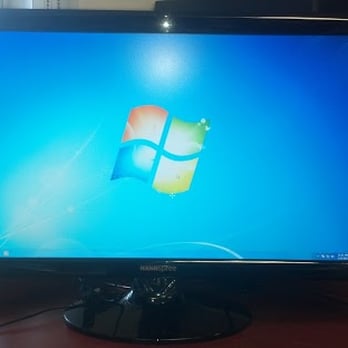 Ebase2 - A customer was tired of their old 19" wide screen monitors so we replaced three of them with 25" wide screens. Not bad looking s - Telecommunications Near Me - Whittier, California