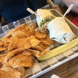 Crispy chicken wrap