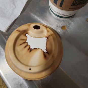 Starbucks - Lid soaked and dripping o the counter. - Coffee & Tea Near Me - Honolulu, Hawaii Starbucks - Lid soaked and dripping o the counter. - Coffee & Tea Near Me - Honolulu, Hawaii