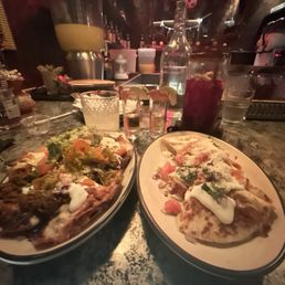 Birria Nachos/ Tinga Chicken mini quesadillas Birria Nachos/ Tinga Chicken mini quesadillas