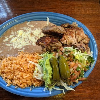 La Carreta Mexican Restaurant - Look how pretty this carnitas plate is! - Mexican Near Me - Winchester, Virginia