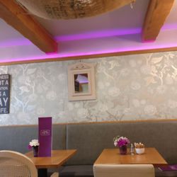 Number Forty Four - Interior! Loving the pink