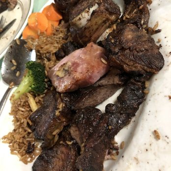 Fernandes steakhouse - Fernandes Churrasco - burned pieces of meat and 'leftovers' from their 'Rodízio' menu. - Portuguese Near Me - Newark, New Jersey