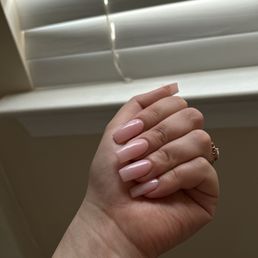 OPI Bubble Bath, gel nail acrylics. OPI Bubble Bath, gel nail acrylics.