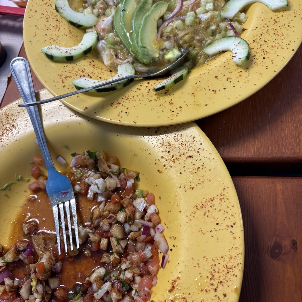 Ceviiche - Fish ceviche tostada and green Aguachiles - Seafood Near Me - Ventura, California Ceviiche - Fish ceviche tostada and green Aguachiles - Seafood Near Me - Ventura, California