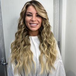 Extensions By MT - Highlights, Beaded Weft Sew In and Ktips on this Beauty !