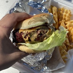 Super thick cheeseburger!