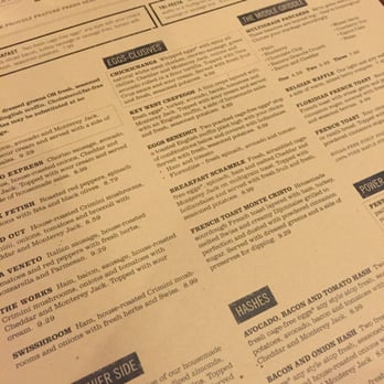 First Watch - Front side of menu - Cafes Near Me - Gaithersburg, Maryland