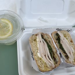 Turkey Goat Cheese Sandwich