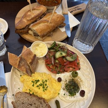 Crispy Heaven Bakery - French dip sandwhich brunch REFRESHER - Bakeries Near Me - New York, New York